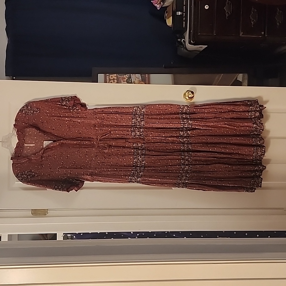 Free People Boho Maxi Dress XL NWT